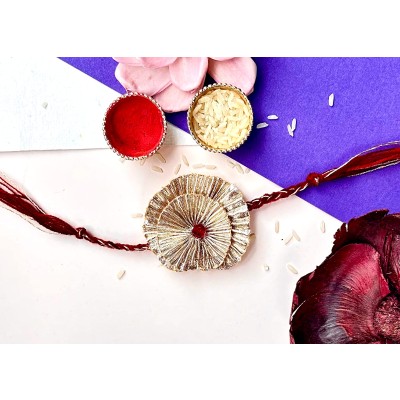 Gota Flower Rakhi