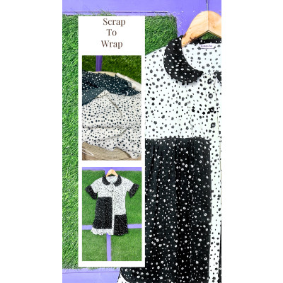 Peter pan collar shirt dress